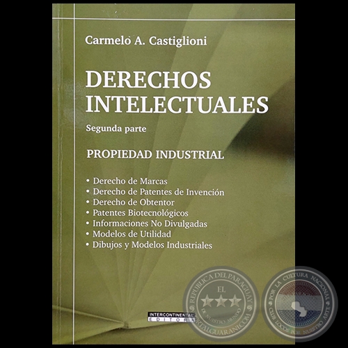 DERECHOS INTETELECTUALES - Segunda parte - Autor: CARMELO AUGUSTO CASTIGLIONI - Año 2021